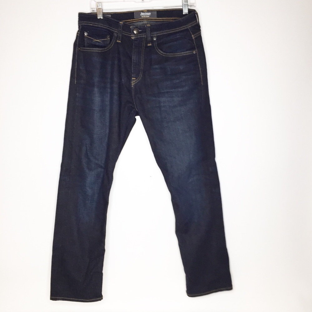 REVTOWN Decade Denim Sharp Slim Fit Dark Indigo Jeans Men's 30W x 28L